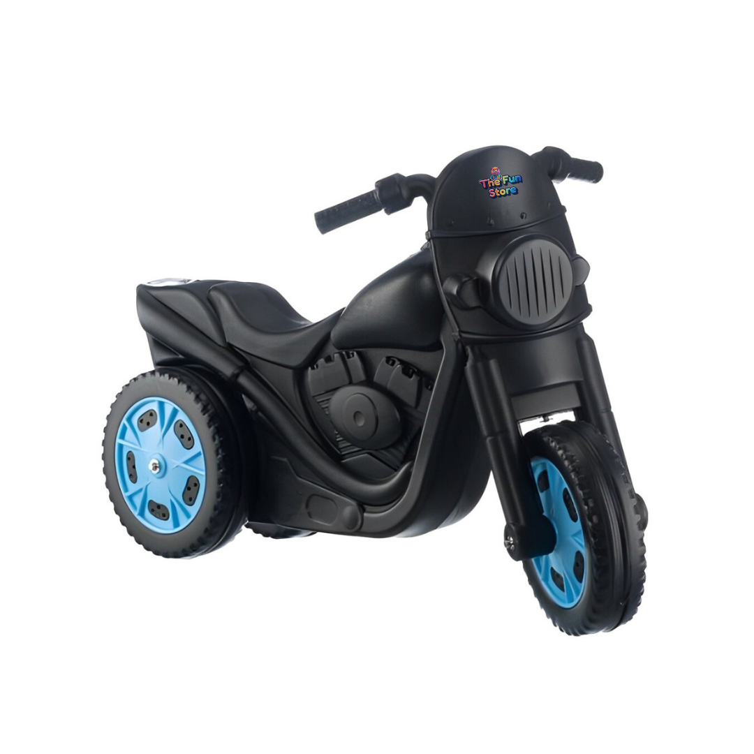  Scooter Bike - Glide - Ride - Conquer - Blue Hubcaps